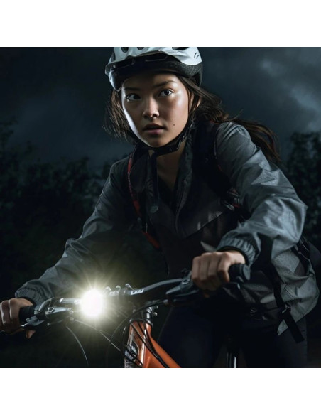 Lampka rowerowa rockbros rhl1500 przednia 5000mah 1500lm ipx6 - czarna