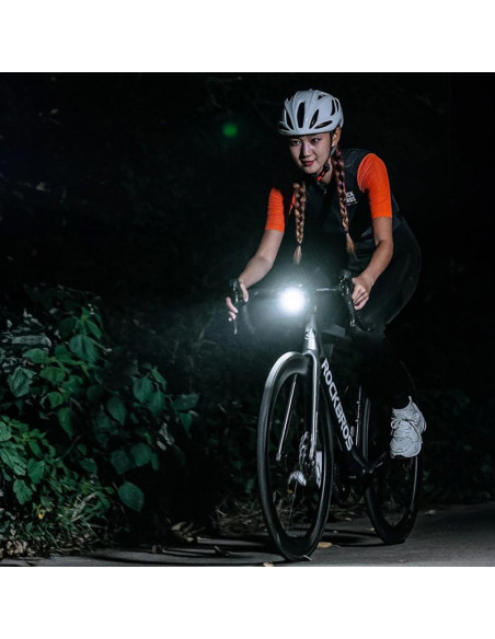 Lampka rowerowa rockbros rhl1500 przednia 5000mah 1500lm ipx6 - czarna