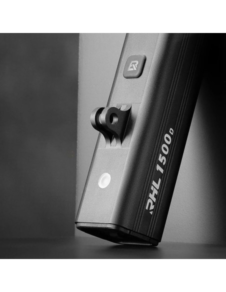 Lampka rowerowa rockbros rhl1500 przednia 5000mah 1500lm ipx6 - czarna