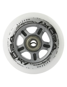 Pu 84x24 82a białe (4 szt.) + abec-7 chrome (8 szt.) zestaw nils extreme 2