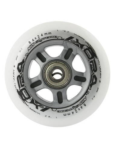 Pu 84x24 82a białe (4 szt.) + abec-7 chrome (8 szt.) zestaw nils extreme