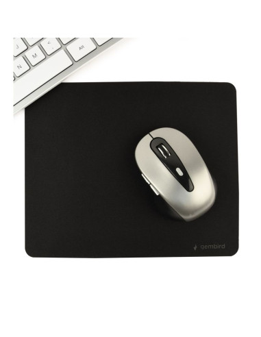Gembird podkładka pod mysz mikroguma, czarna, mp-s-bk