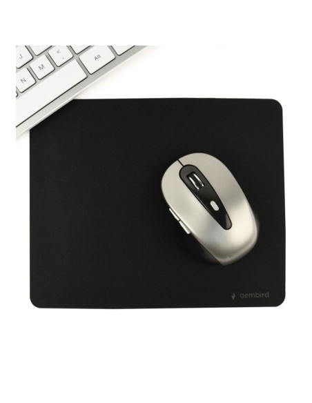 Gembird podkładka pod mysz mikroguma, czarna, mp-s-bk