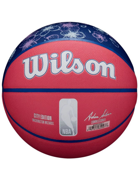 Piłka do koszykówki wilson nba team city collector washington wizards ball