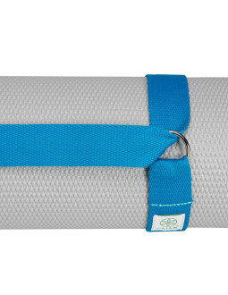 Pasek na matę do jogi gaiam niebieski 61711bl 2