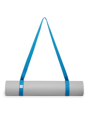 Pasek na matę do jogi gaiam niebieski 61711bl