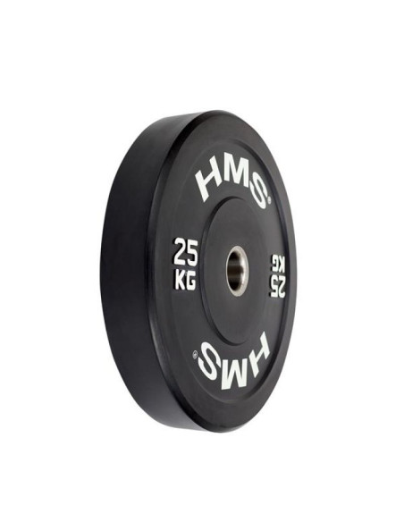Talerz olimpijski hms black bumper 25 kg bbr25