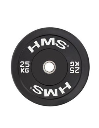 Talerz olimpijski hms black bumper 25 kg bbr25