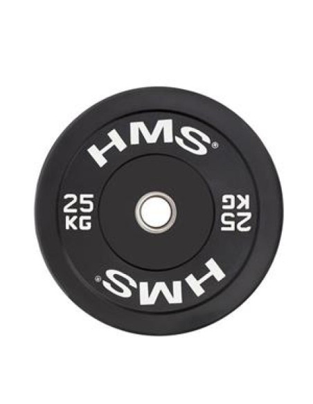 Talerz olimpijski hms black bumper 25 kg bbr25