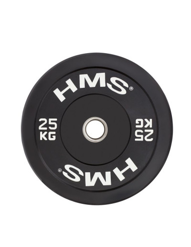 Talerz olimpijski hms black bumper 25 kg bbr25
