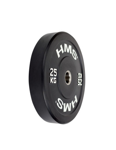 Talerz olimpijski hms black bumper 25 kg bbr25