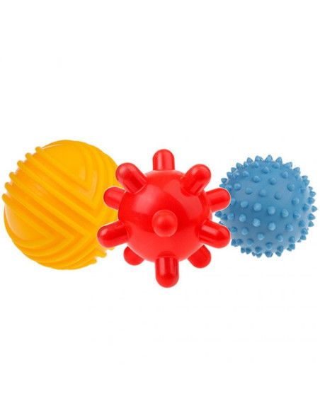 Piłki sensoryczne am tullo 3szt 453
