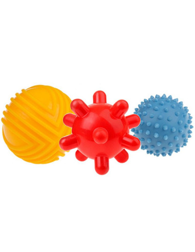 Piłki sensoryczne am tullo 3szt 453