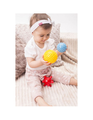 Piłki sensoryczne am tullo 3szt 453