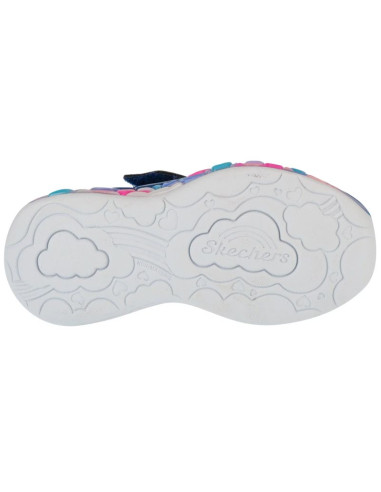 Skechers eternal heart lights 302696l-nvmt granatowe 27