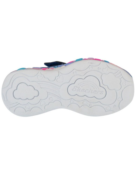 Skechers eternal heart lights 302696l-nvmt granatowe 27