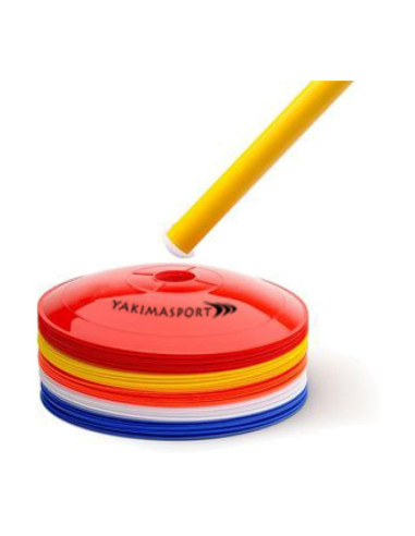 Stożki treningowe yakima ze stojakiem zbierającym 100328