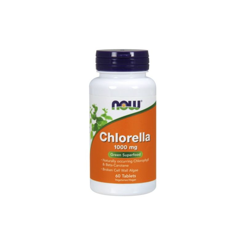 Chlorella 1000 mg - rozerwane ściany komórkowe (60 tabl.)