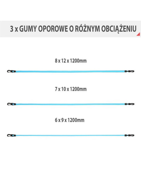 Zestaw do ćwiczeń siłowych hms