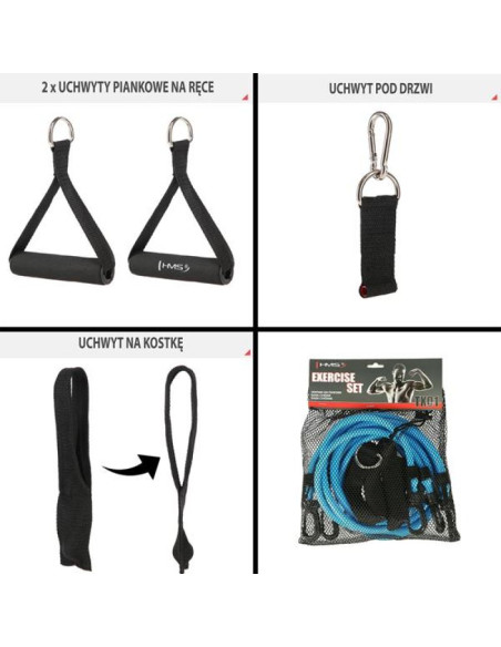 Zestaw do ćwiczeń siłowych hms