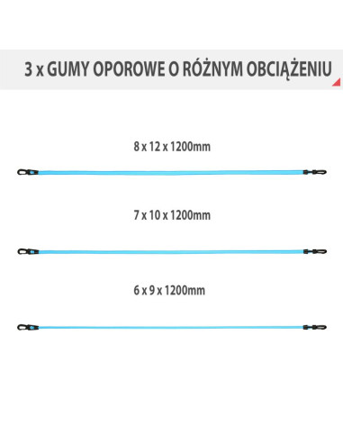 Zestaw do ćwiczeń siłowych hms