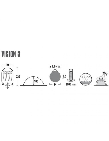 Namiot high peak vision 3 10290