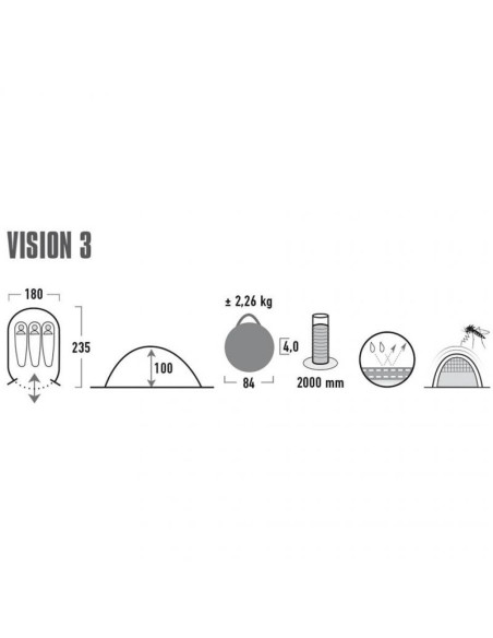 Namiot high peak vision 3 10290