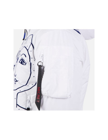 Kurtka rossignol w yety fleecy bomber jkt biały