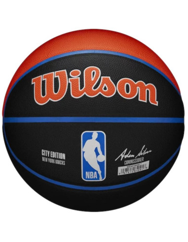 Piłka do koszykówki wilson nba team city collector new york knicks ball