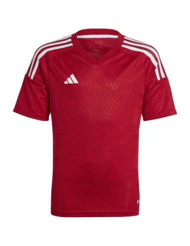Koszulka dla dzieci adidas tiro 23 competition match jersey czerwona ic7457