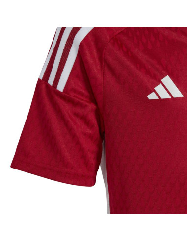 Koszulka dla dzieci adidas tiro 23 competition match jersey czerwona ic7457