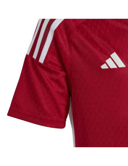 Koszulka dla dzieci adidas tiro 23 competition match jersey czerwona ic7457