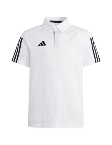 Koszulka dla dzieci adidas tiro 23 competition cotton biała ic4576