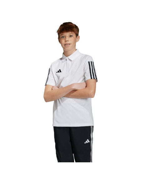 Koszulka dla dzieci adidas tiro 23 competition cotton biała ic4576