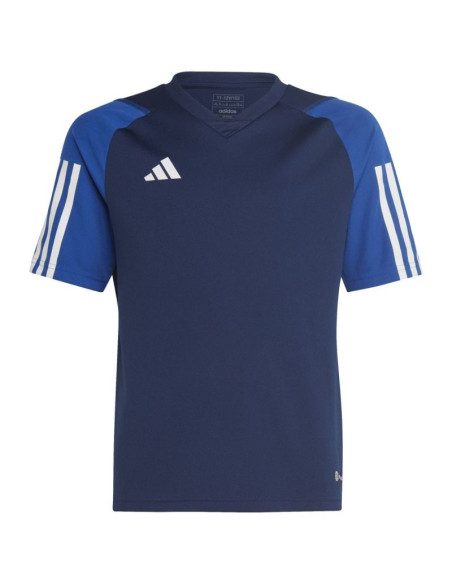 Koszulka dla dzieci adidas tiro 23 competition jersey granatowa hk7639