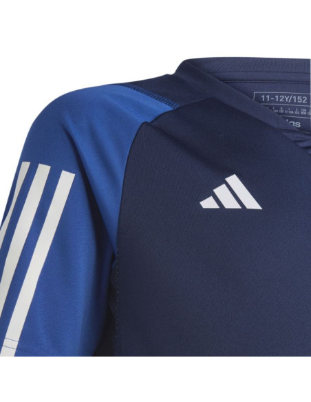 Koszulka dla dzieci adidas tiro 23 competition jersey granatowa hk7639