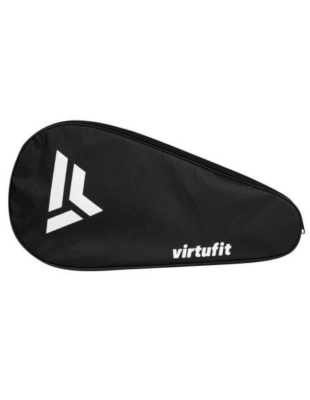 Virtufit torba na rakietę padel - czarno-biała