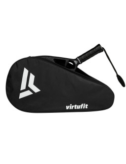 Virtufit torba na rakietę padel - czarno-biała 2