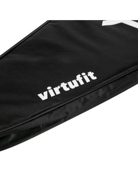 Virtufit torba na rakietę padel - czarno-biała