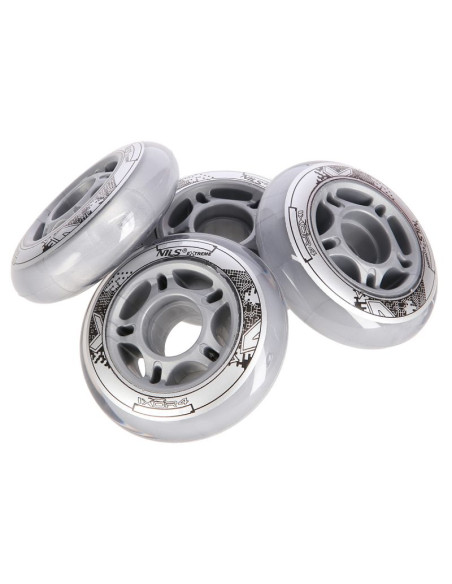 Kółka nils extreme pu 72x24 82a (4 szt.)