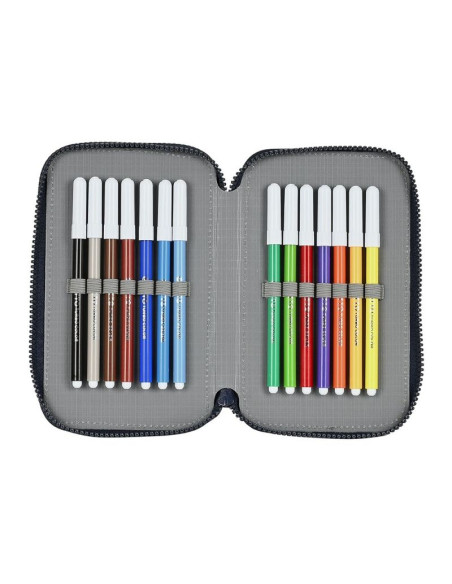 Piórnik z wyposażeniem fc barcelona double filled pencil case 28 pcs