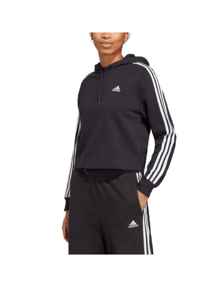 Bluza adidas essentials 3-stripes french terry crop hoodie w