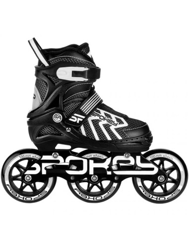 Łyżworolki spokey khan bk/wh jr