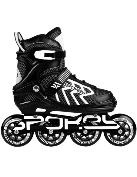 Łyżworolki spokey khan bk/wh jr