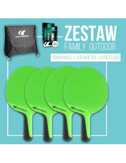 Cornilleau zestaw family pack outdoor 2