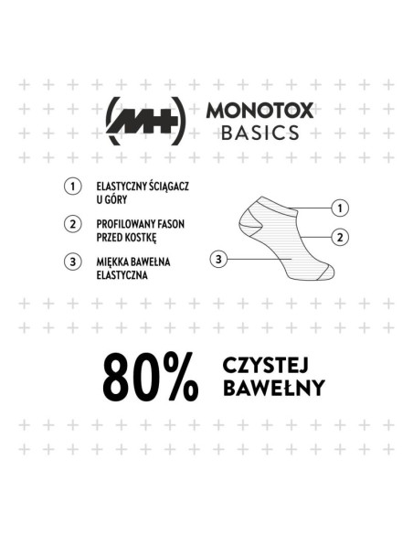 Skarpety monotox basics socks 3-pack
