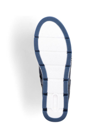 Skórzane półbuty ażurowe rieker w rkr652