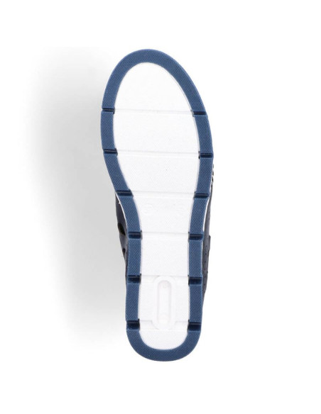 Skórzane półbuty ażurowe rieker w rkr652