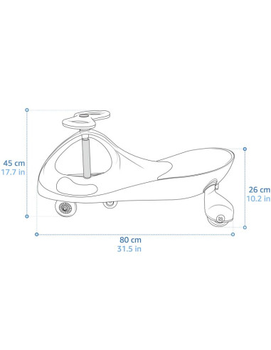 Jeździk grawitacyjny meteor swingo