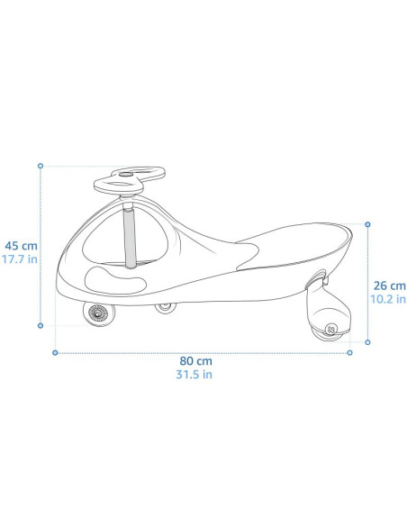 Jeździk grawitacyjny meteor swingo